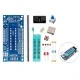 ATmega8 ATmega48 ATmega88 AVR Minimum System Board with ZIF Socket DIY Kit