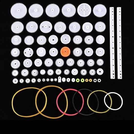 75 Types of Assorted Gears Pack