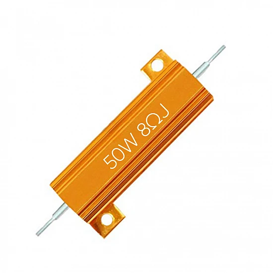 8Ω-50W Aluminum Metal Shell Case Wirewound Resistor