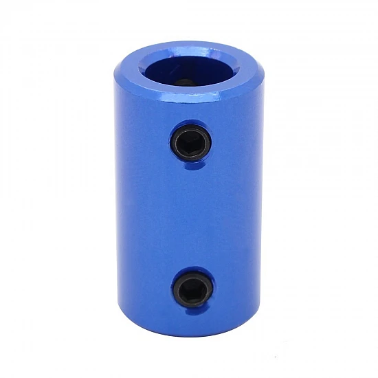 8x8mm Blue Aluminum Alloy Coupling for 3D Printers and CNC Machines