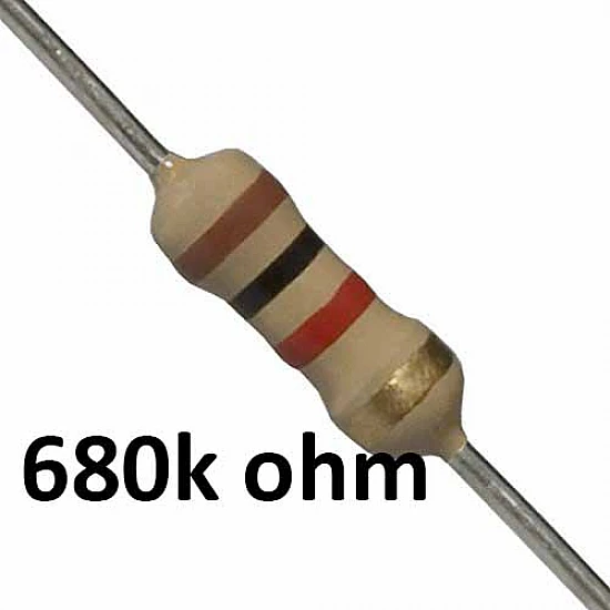 680k ohm Resistor - Resistors - Core Electronics