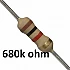 680k ohm Resistor