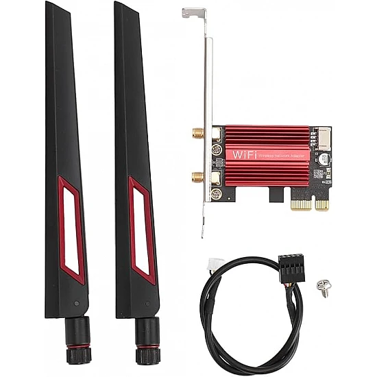 AX200 Pro WiFi 6 PCIe Adapter 3000Mbps Bluetooth 5.2 10dBi Antenna