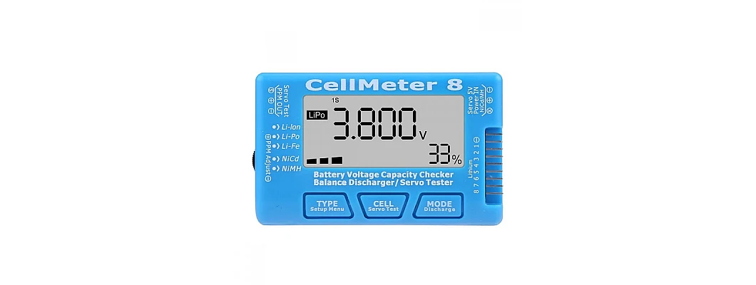 Exploring the Cellmeter 8: Your Guide to a Multi-Functional Digital Power Servo Tester Exploring the Cellmeter 8: Your Guide to a Multi-Functional Digital Power Servo Tester