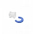 Bowden Tube Blue White Plastic Fixed Buckles 6mm