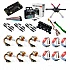 Hexacopter Drone Combo with APM 2.8  (Motor + ESC + Propeller + Flight Controller + Frame + TX-RX Flysky FSi6+ Power module + Belt) - FlyRobo