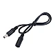 DC 5.5x2.1mm Male to Female Plug Connector Power Extension Cable - 0.3 Meter