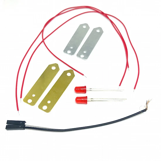 DIY Fruit Battery Kit Light Diode Apple Potato Lemon Generator Science Project Experiment