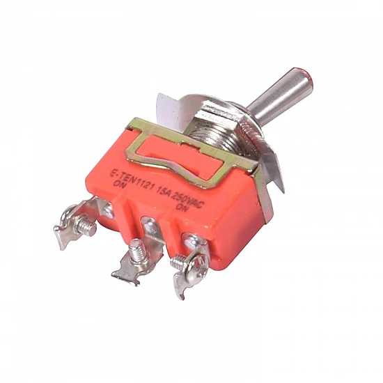 E-TEN1121 Orange 3pin 2 position Toggle Switch