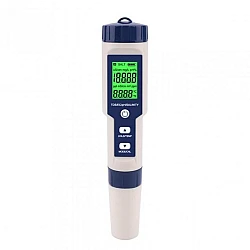 EZ9909 pH/TDS/EC/Salinity/Temperature 5-in-1 Pen-type Digital Water Quality Tester