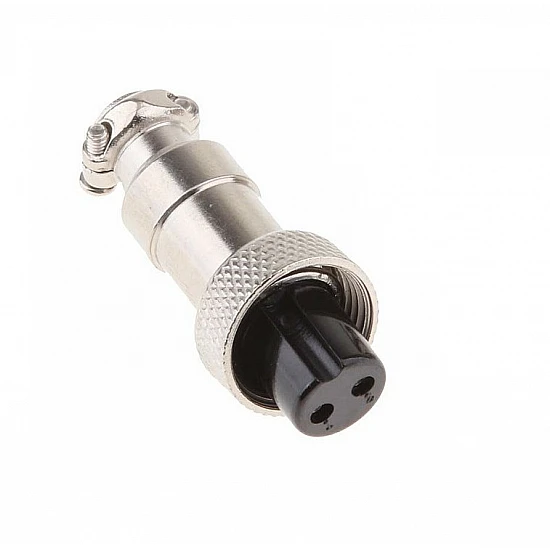 GX12 2 Pin Female Aviation Plug Metal Connector
