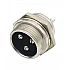 GX16 3 Pin Male Aviation Socket Metal Connector