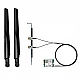 Intel AX200 WiFi 6 Dual Band 2400Mbps Card with 8dBi Antenna Kit