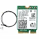 Intel Wireless-AC 9560NGW M.2 WiFi Bluetooth 5.1 Card with Antenna