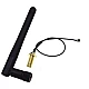 IPEX to SMA Female External Adapter + SMA Male Antenna for 2.4G WIFI Module