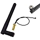 IPEX to SMA Female External Adapter + SMA Male Antenna for 2.4G WIFI Module