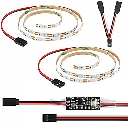 LED Strips and LED Controller with Y-cable Set for flight controller / Drone