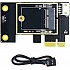 M.2 NGFF to PCI-E X1 Adapter with Bluetooth Cable for WiFi Module