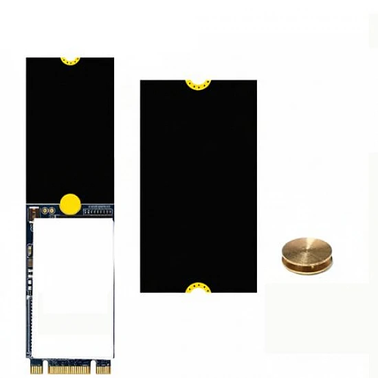 M.2 NVMe SSD Extension Adapter 2242 to 2280 Screwless Bracket