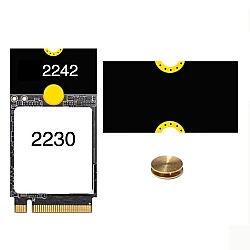 M.2 NVMe SSD Extension Bracket 2230 to 2242 Screwless Adapter