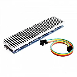 MAX7219 Dot Matrix 4 in 1 Display Module - Red