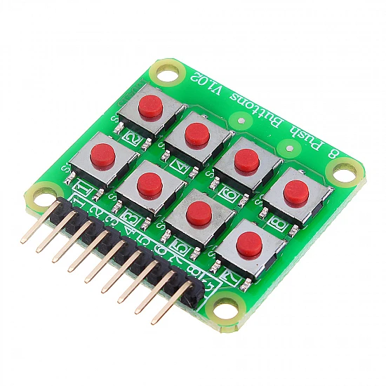 Micro Switch 2x4 Matrix Keyboard 8-bit Keyboard Module