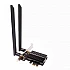 NGFF M.2 Wireless Network Card to PCI-E Adapter with Heatsink (High End Model) With 8DB Antenna
