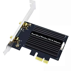 NGFF M.2 Wireless Network Card to PCI-E Adapter with Heatsink (High End Model)