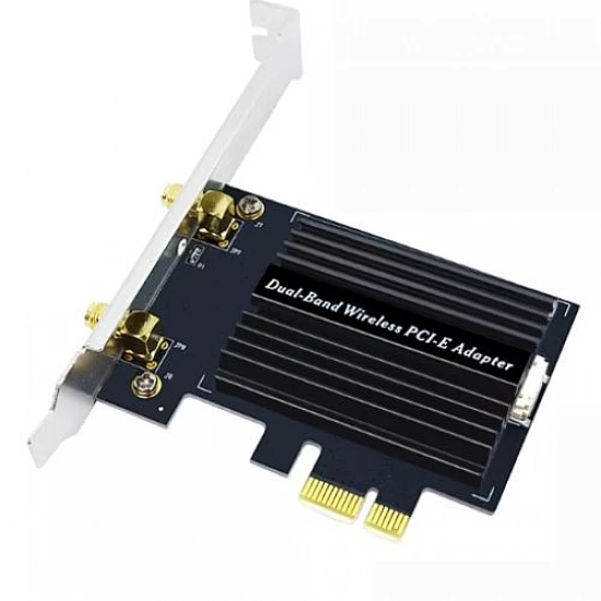 NGFF M.2 Wireless Network Card to PCI-E Adapter with Heatsink