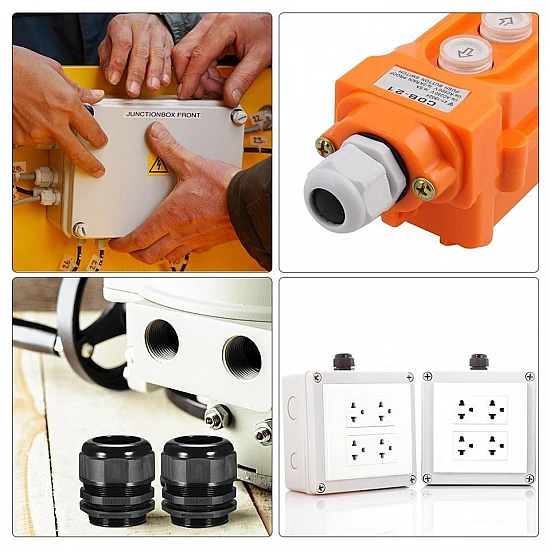PG48 Waterproof IP68 Nylon Plastic Cable Gland Connector