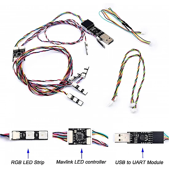 Pixhawk Mavlink External LED Controller for APM Pixhawk2 Ardupilot PX4 RGB Navigation Quadcopter Hexacopter Drone