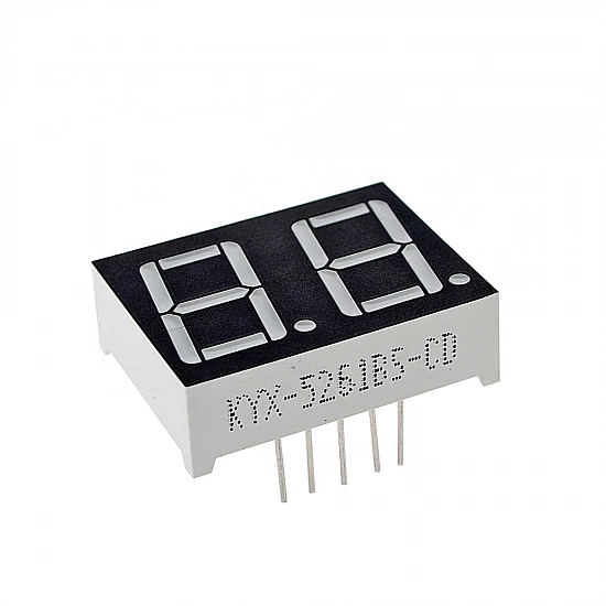 Red 0.56inch 2 Digit 7 Segment LED Display Digital Tube - Common Anode