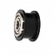 Rubber Bearing Pulley H Groove Wheel for 3D Printer
