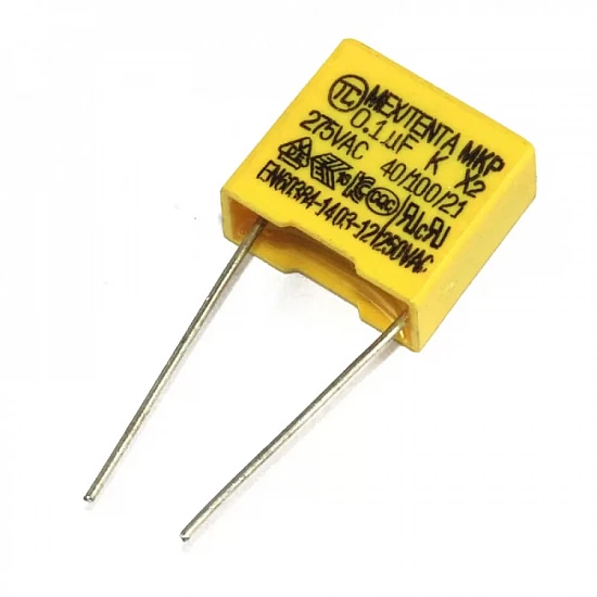 Safety Capacitor 275V 104 0.1uF 15mm 100nF