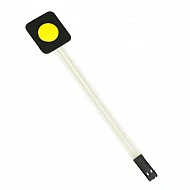 1 Key 1×1 Matrix Membrane Switch Keypad - Yellow