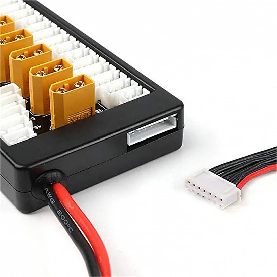 T Plug Female Connector XT60 Plug 2-6S Lipo Battery Parallel Charging Board