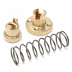 T8 Anti-backlash Spring Loaded Nut For 8mm Threaded Rod Lead Screw (2*8mm)