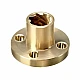 T8 Lead Screw Round Flange Nut 8mm Pitch