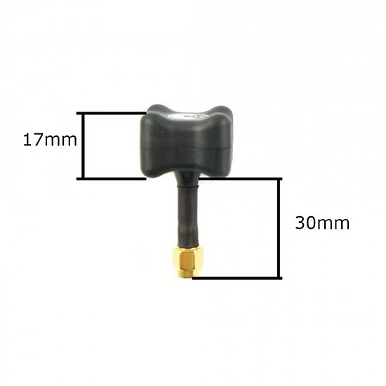 TBS Triumph Circular Antenna Female Connector SMA