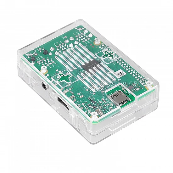 Transparent Plastic Case for Raspberry Pi 3 Model B