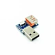 USB Adapter Board Micro USB to USB Female Connector Male to Female Header 4P 2.54mm