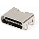 USB3.1 Type-C 6Pin SMD Female Socket Connector with 4 Fixed Feet | Without shrapnel