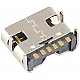 USB3.1 Type-C 6Pin SMD Female Socket Connector with 4 Fixed Feet | Without shrapnel