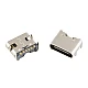 USB3.1 Type-C 6Pin SMD Female Socket Connector with 4 Fixed Feet | Without shrapnel