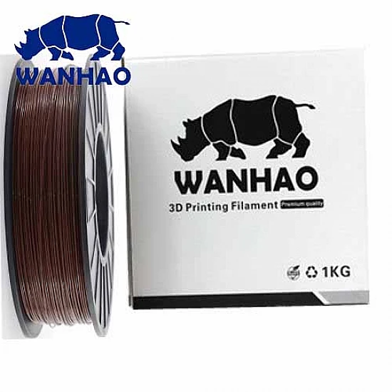 WANHAO Brown PLA 1.75 mm 1 Kg Filament For 3D Printer – Premium Quality Filament - Filament - 3D Printer and Accessories