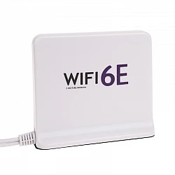 WiFi 6E Tri-Band Extension Antenna with Magnetic Base - 2M Cable (WIFI6E Extension Antenna - 2-meter White Cable)
