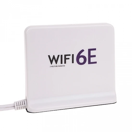 WiFi 6E Tri-Band Extension Antenna with Magnetic Base - 2M Cable