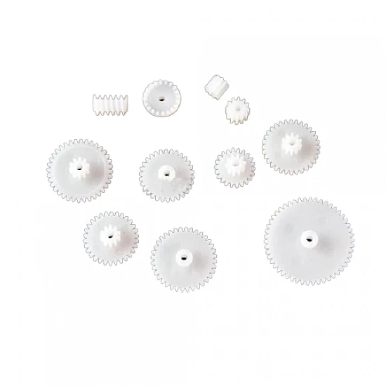 11 Types of Assorted Plastic Gears Kit