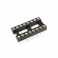 16 Pin Machine tooled IC Socket (Round IC Base)