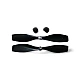 1*75mm Propeller Prop Blade Black (1 Pair)